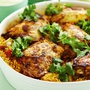 Indian curried chicken rice