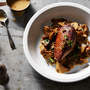 Duck with porcini