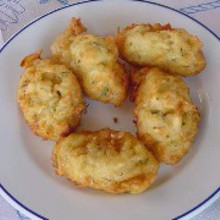 Fried zucchini flowers