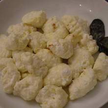 Ricotta gnocchi