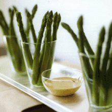 Asparagus aioli