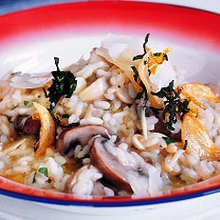 Mushroom risotto