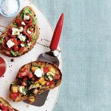 Rocket bruschetta