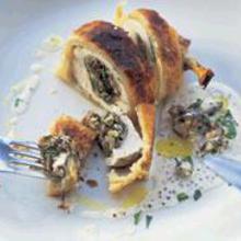 Chicken mushroom pastry