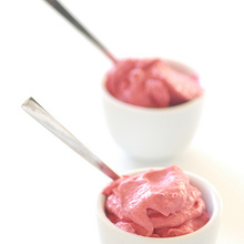 Raspberry gelato