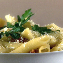 Penne carbonara