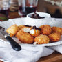 Goats cheese fritters