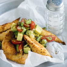 Parmesan couscous chicken