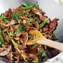 Sizzling beef