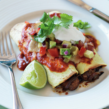 Chicken enchiladas