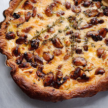 Garlic tart