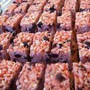 Raspberry rice rectangles