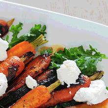 Burnt carrot salad