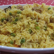 Chicken pea pulao