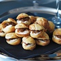 Goats cheese gougeres