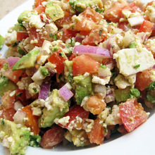 Avocado feta salsa