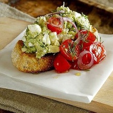 Avocado feta toast