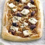 Onion olive goatscheese tart
