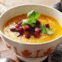 Carrot chorizo soup