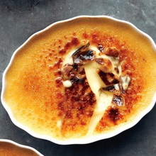 Cinnamon honey brulee