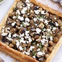 Mixed mushroom tart