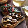 Mushroom cheese bruschetta