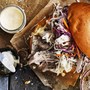 Pulled pork burger