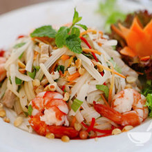 Lotus stem salad