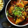 Chicken apricot tagine
