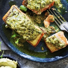 Trout curry butter