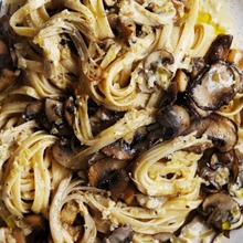 Five mushroom pasta