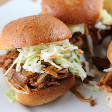 Pulled pork sliders