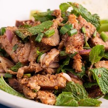 Thai grilled pork salad