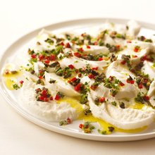 Mozzarella with gremolata