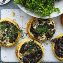 Mushroom tarts